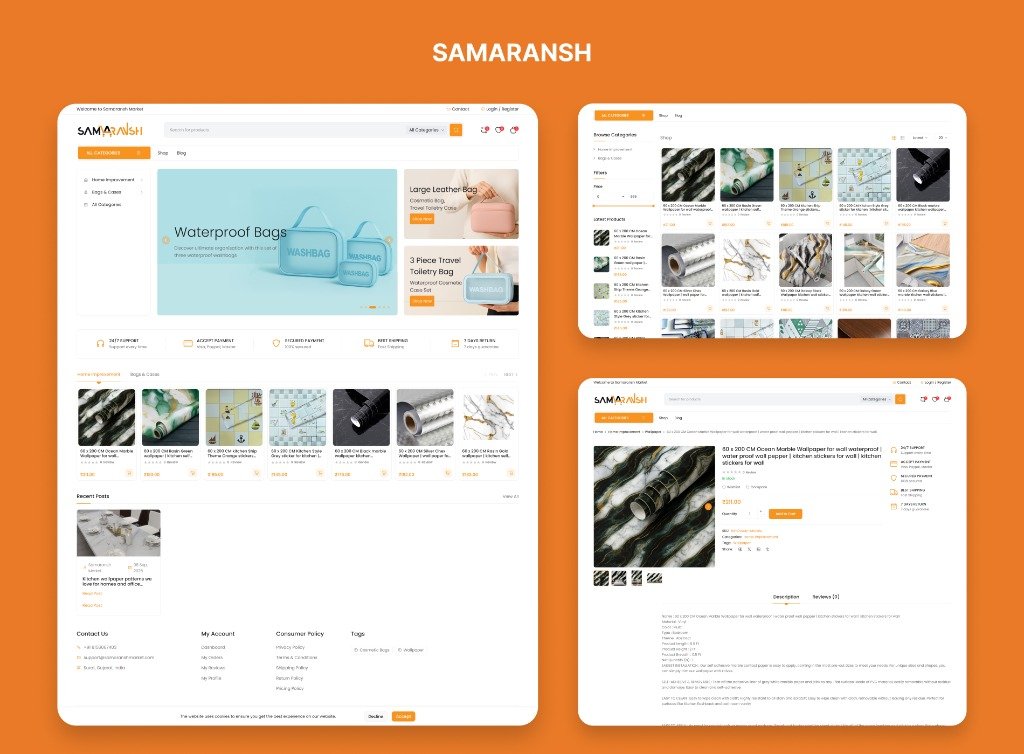 Samaransh Market screen 1