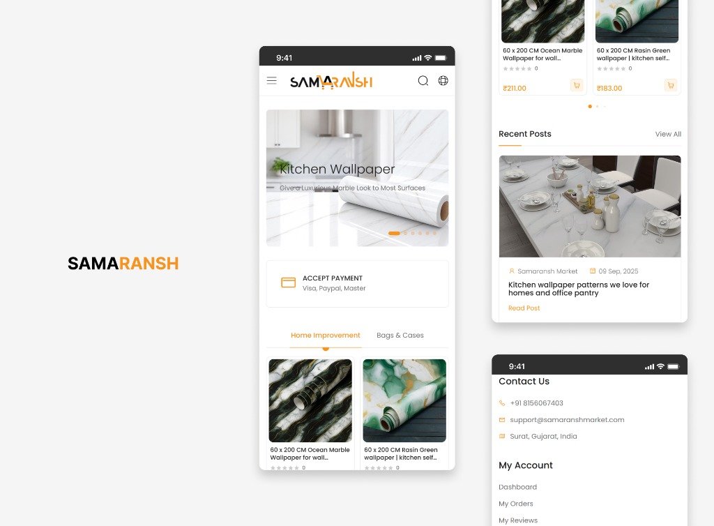 Samaransh Market screen 2