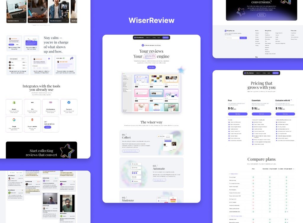 WiserReview screen 2